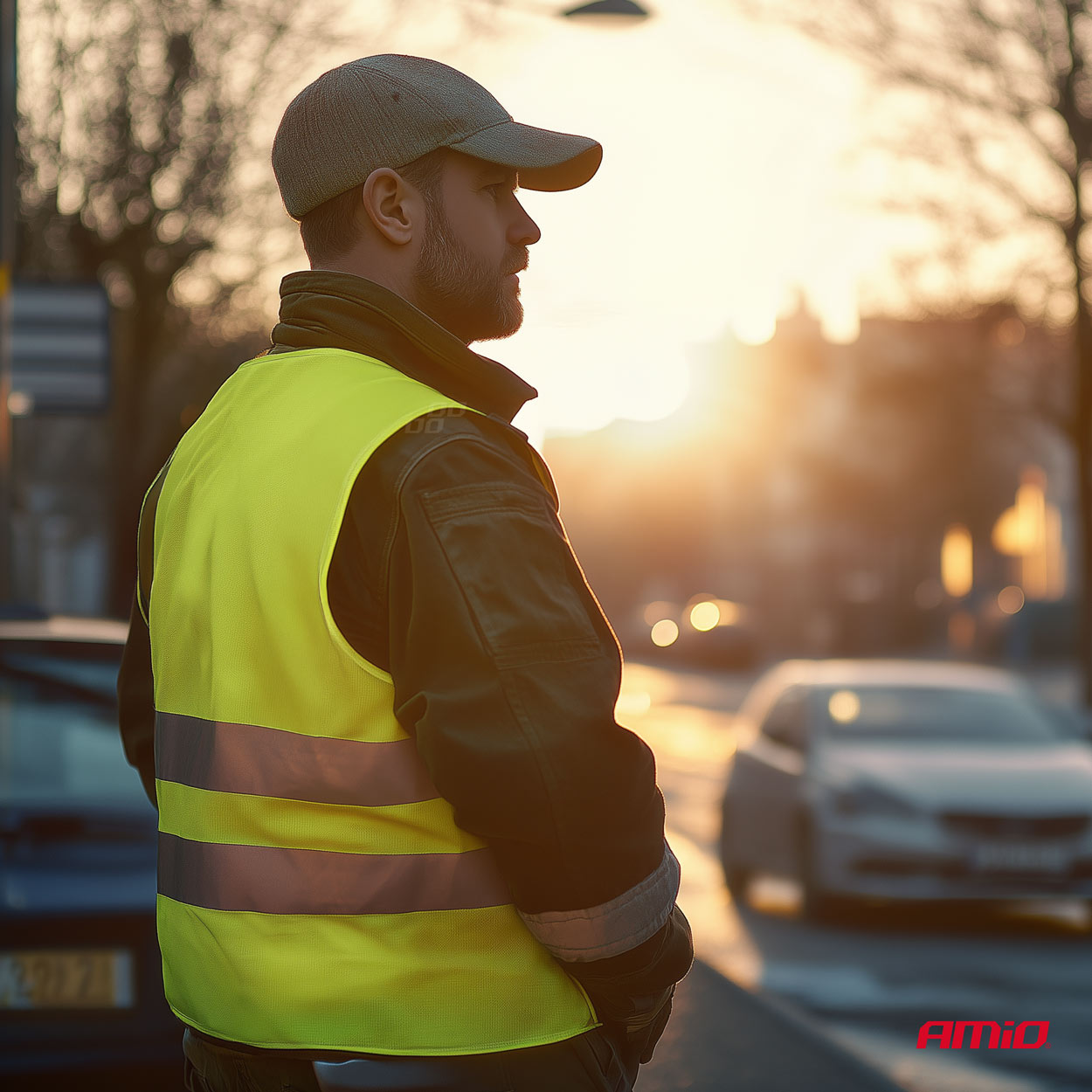 Veiligheidsvest geel met certificaat - 01734 08 - 01734