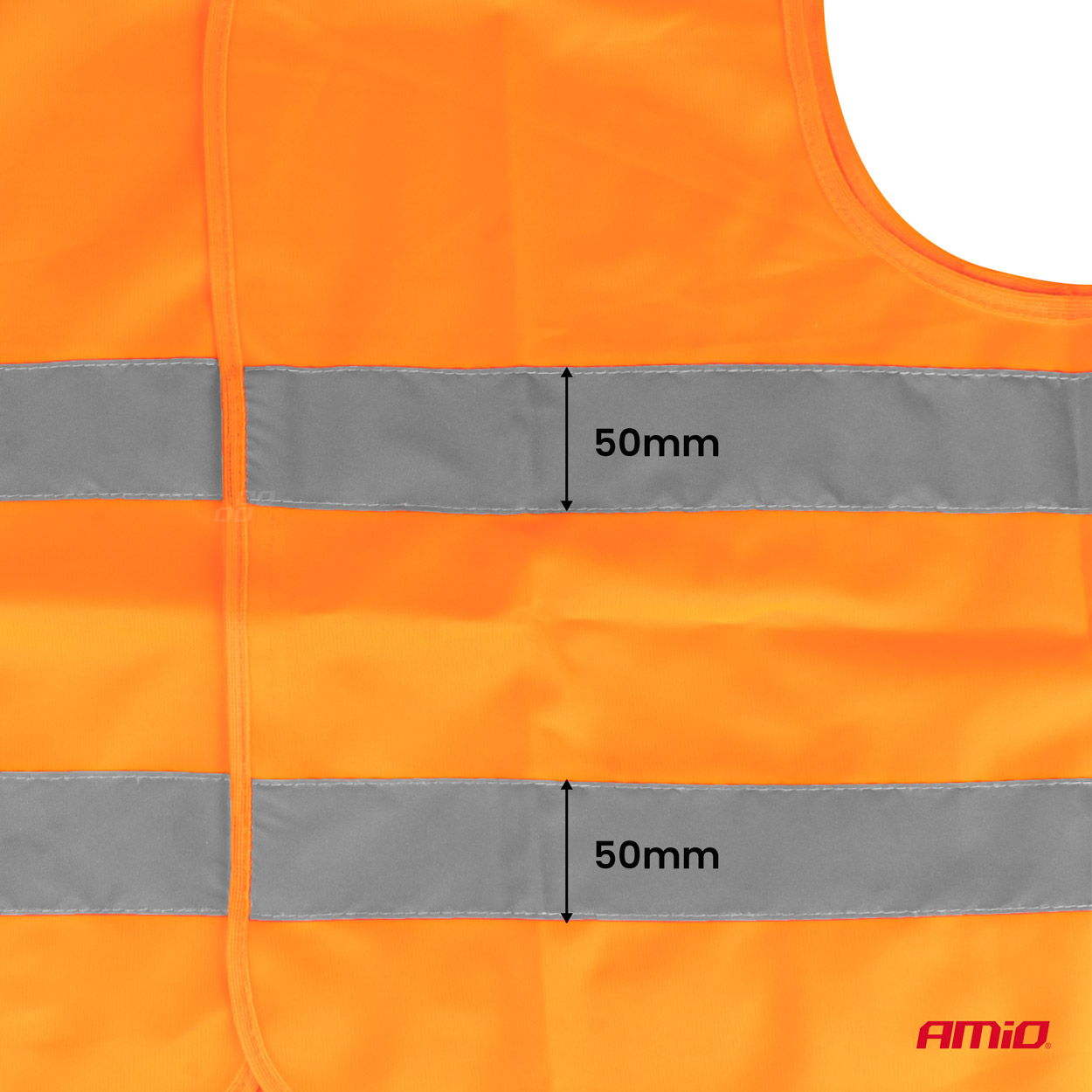 Veiligheidsvest oranje met certificaat - 01735 05 - 01735