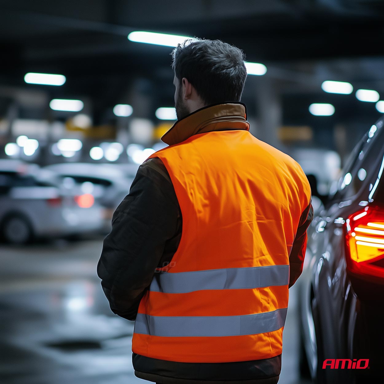 Veiligheidsvest oranje met certificaat - 01735 08 - 01735