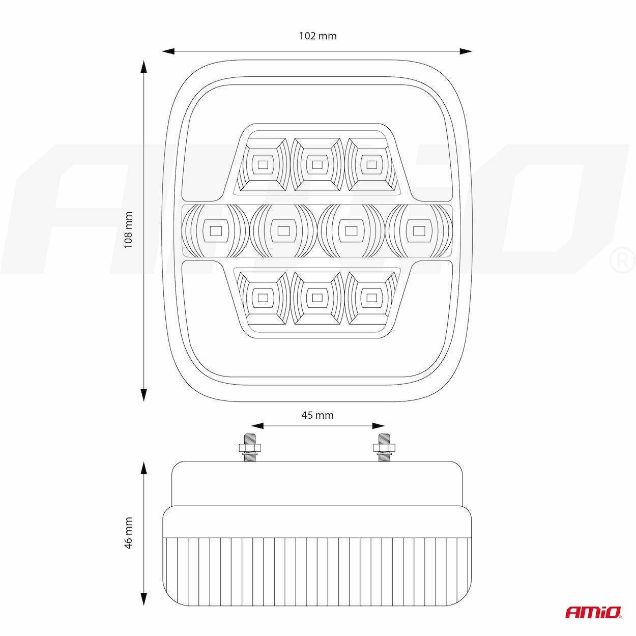 Led-achterlicht, links/rechts - 02370 14 - 02370