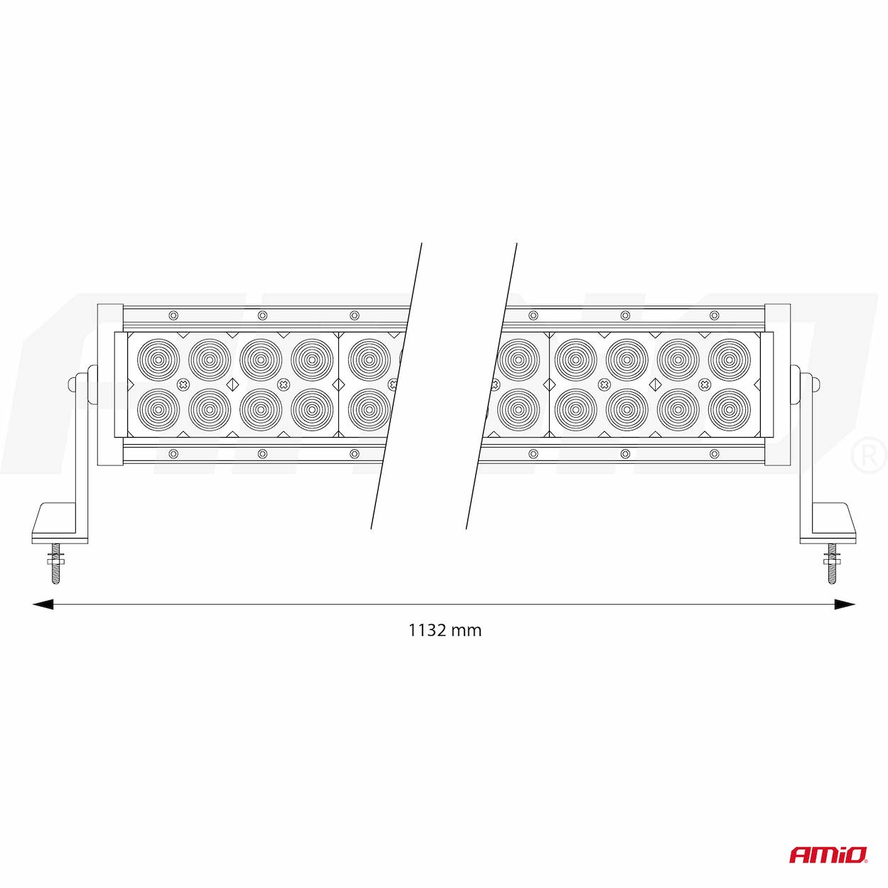 LED-werklichtbalk 113 cm 9-36 V - 02440 11 - 02440
