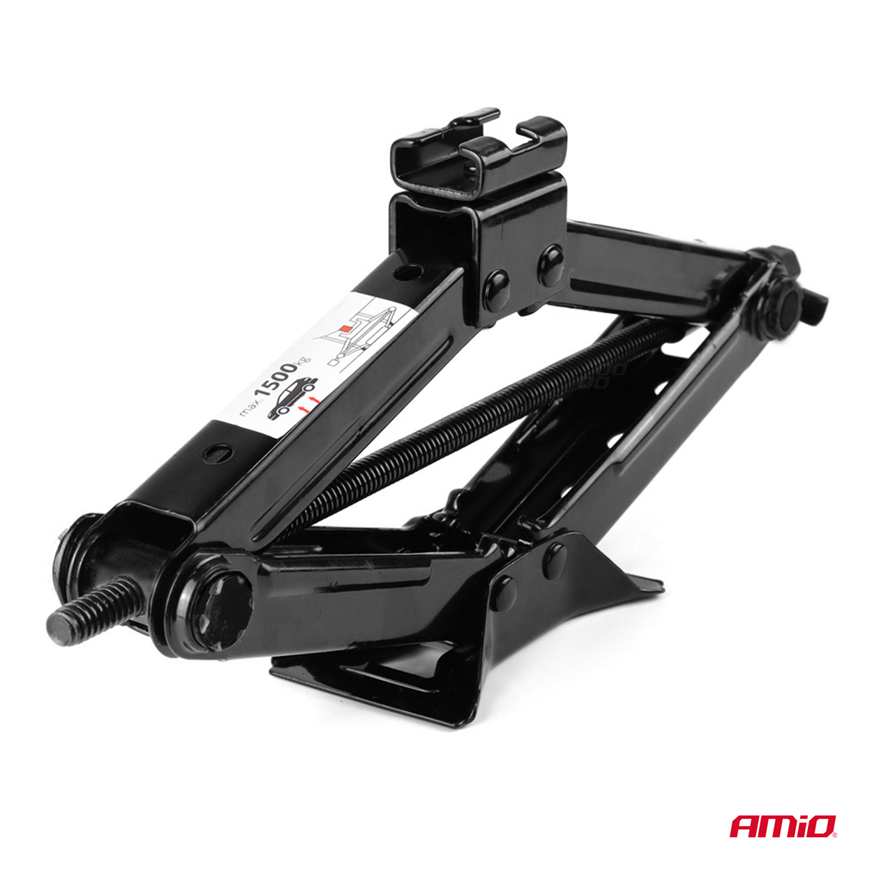 Schaarkrik met handslinger 1,5T en gratis handschoenen 1500 kg - 02478 03 - 02478