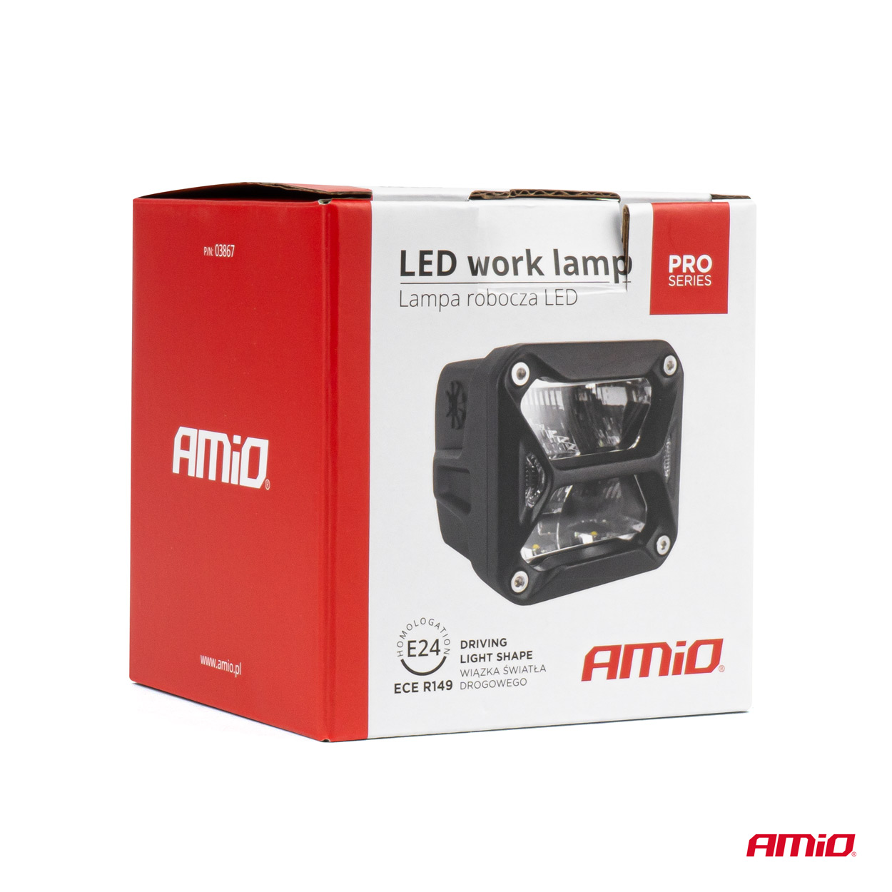 LED werklamp PRO-serie, 1800 lumen, 6000K wit, afm. 82x78x76mm  - 03867 06 - 03867
