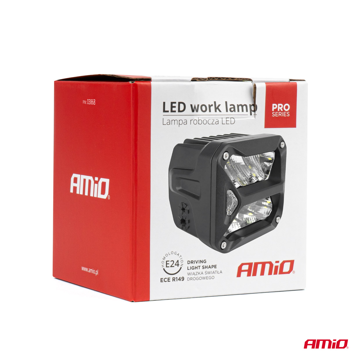 LED werklamp PRO-serie, 7200 lumen, 6000K wit, afm. 107x102x86mm  - 03868 06 - 03868