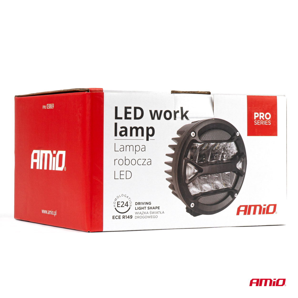 LED werklamp PRO-serie, 3600 lumen, 6000K wit, afm. 146x146x82mm  - 03869 07 - 03869