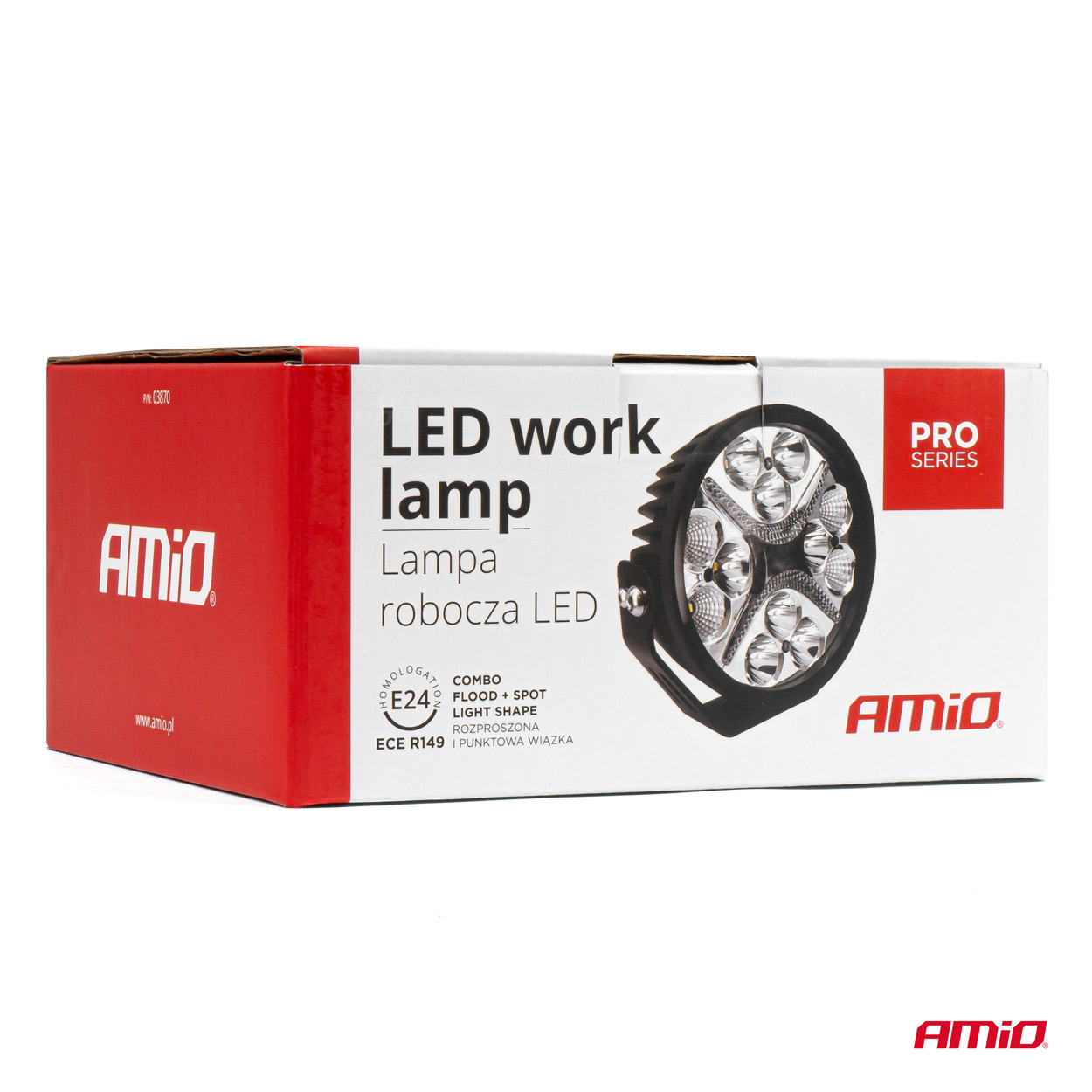 LED werklamp PRO-serie, 7200 lumen, 6000K wit, afm. 140x140x61mm  - 03870 06 - 03870