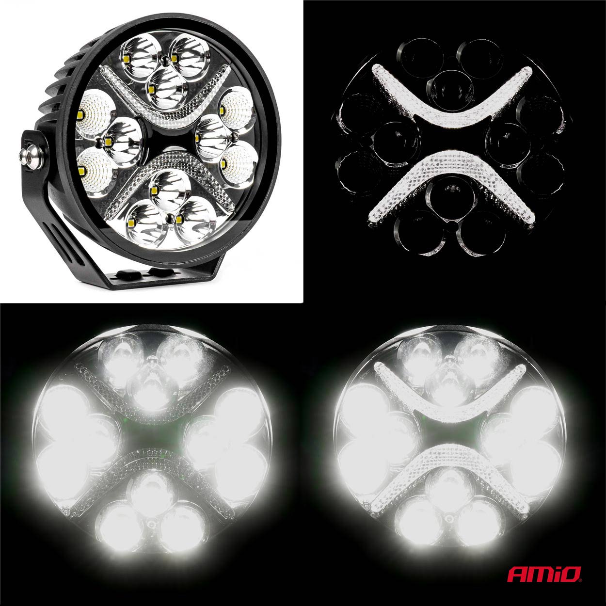 LED werklamp PRO-serie, 7200 lumen, 6000K wit, afm. 140x140x61mm  - 03870 07 - 03870