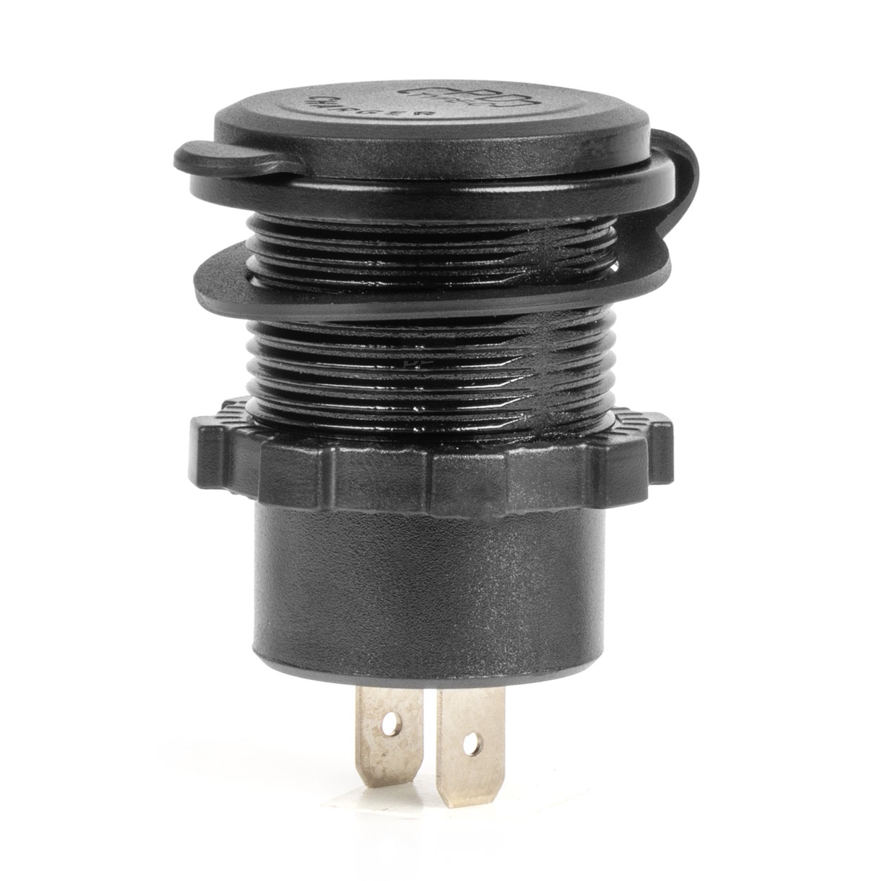 Dual USB C auto lader12/24V 6.0A max rood verlicht  - 04223 03 - 04223