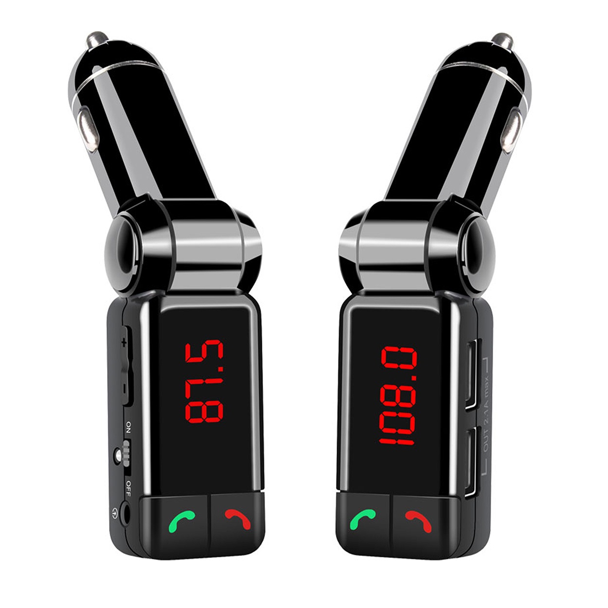 FM Transmitter 2&times;USB-A 12V 24V - 04650 05 - 04650