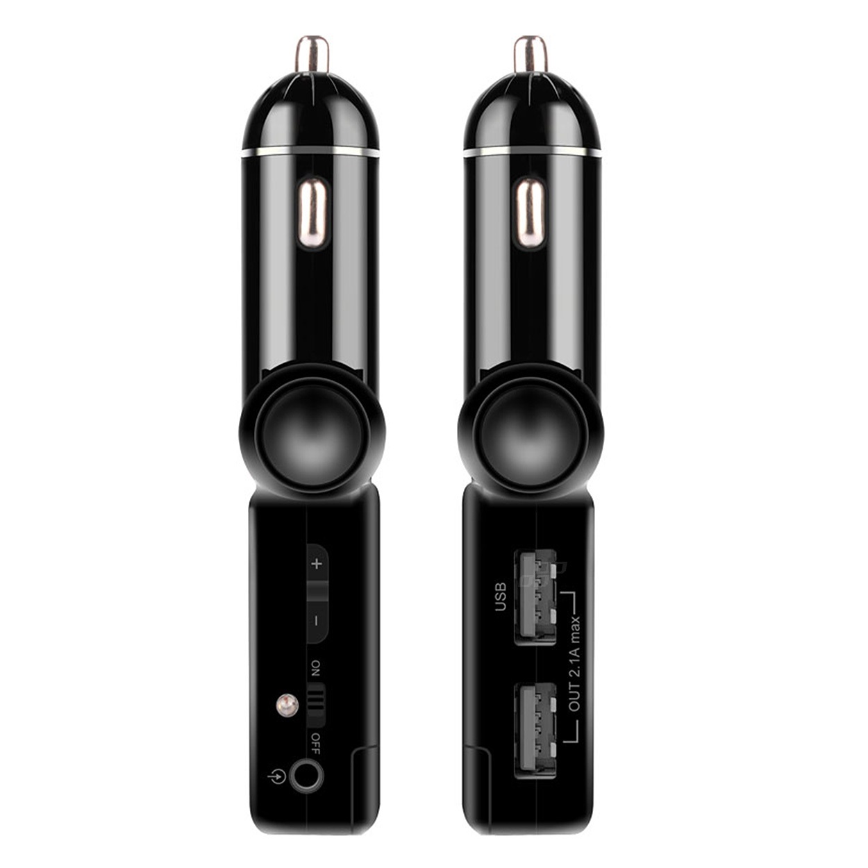 FM Transmitter 2&times;USB-A 12V 24V - 04650 06 - 04650