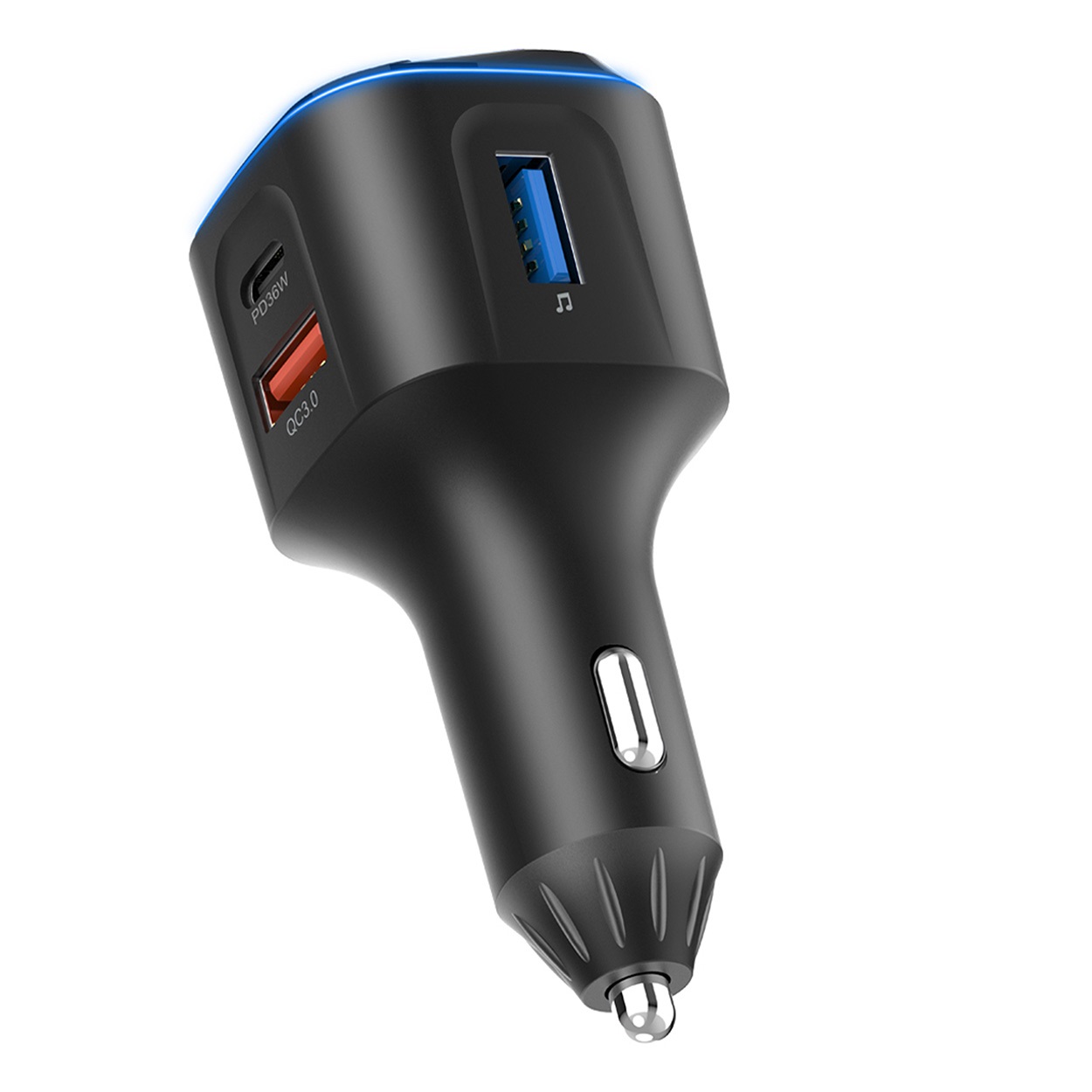 FM Transmitter 1&times;USB-A 2&times;USB-C 12V 24V - 04651 06 - 04651