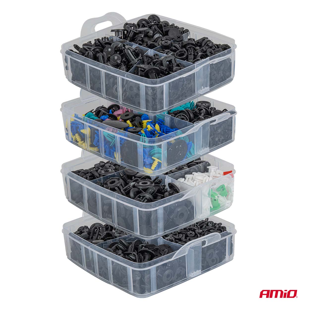 Universele set met 1211stuks Automotive clips plus pinnen en gereedschap - 04746 7 - 04746