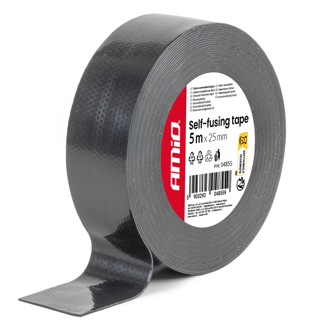 Zelf vulkaniserende tape , 25mm x 5mtr x 0.5mm - 04855 - 04855