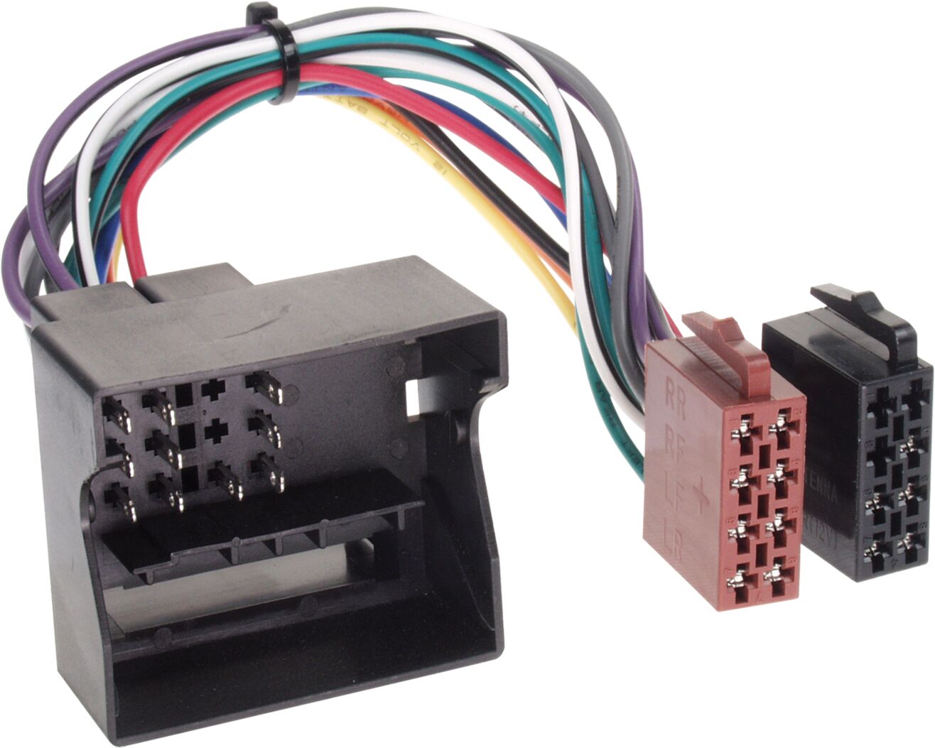 Radio Aansluitkabel Div. modellen BMW-Land Rover- Mercedes Benz-Porsche-Smart-VW ISO Norm - 1024 02 - 1024-02