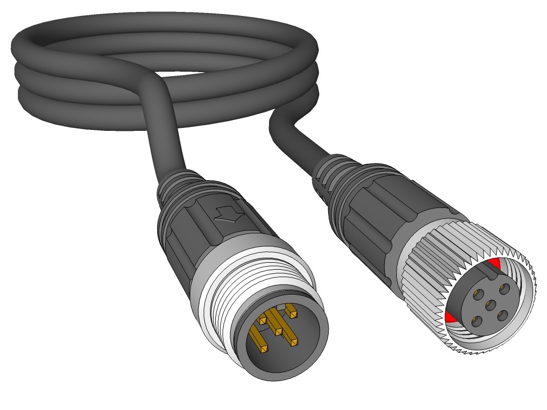 10m camera kabel 5-polig M12 [CONC-10/M12] - 120039 1 - CAR.120040
