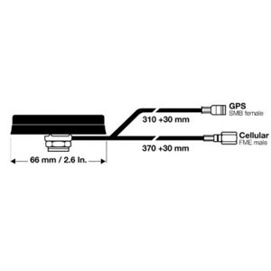 GPS LP combi dakantenne GSM/GPS - 12970 - 920.062.001