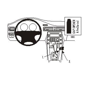 ProClip - Volvo S80/ V70 II / XC70 Angled mount - 14682 - 853870