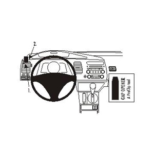 ProClip - Honda Civic Hybrid 2006-2011 Left mount - 14752 - 803809