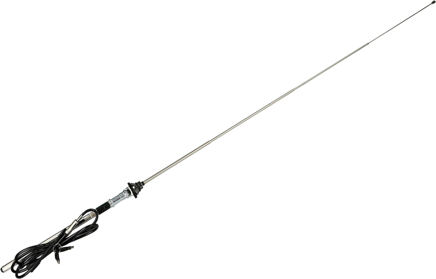 Calearo universele telescoop Antenne chroom Incl. 1.5 mtr kabel - 15 7677153 ausgezogen - 15-7677153