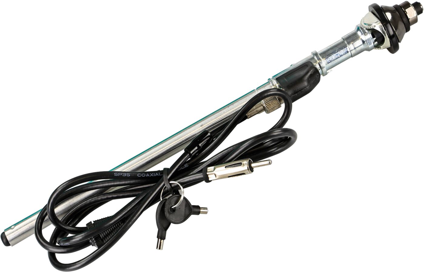 Calearo universele telescoop Antenne chroom Incl. 1.5 mtr kabel - 15 7677153 - 15-7677153