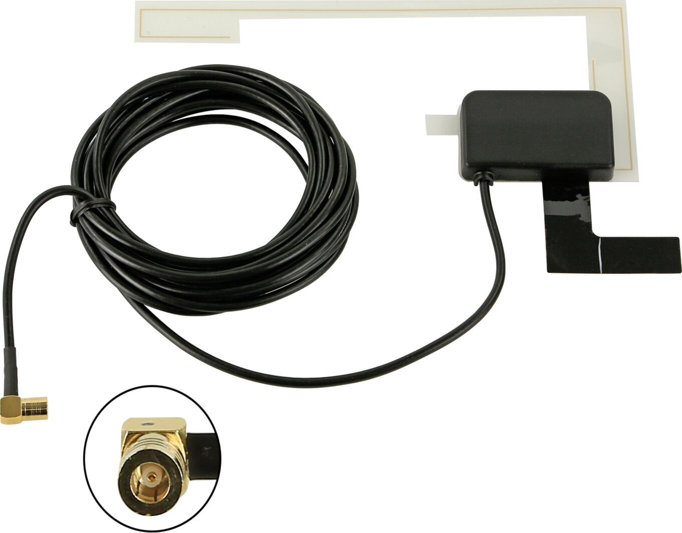 Universele DAB Glas plakantenne LHD SMB 5-16V - 151000 39 1 - 151000-39-1