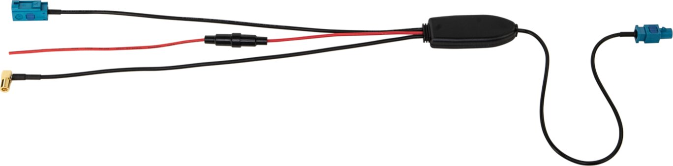 Antenne Splitter AM / FM / DAB+ Fakra(m)>Fakra(f)/SMB(f) - 151000 40 top - 151000-40