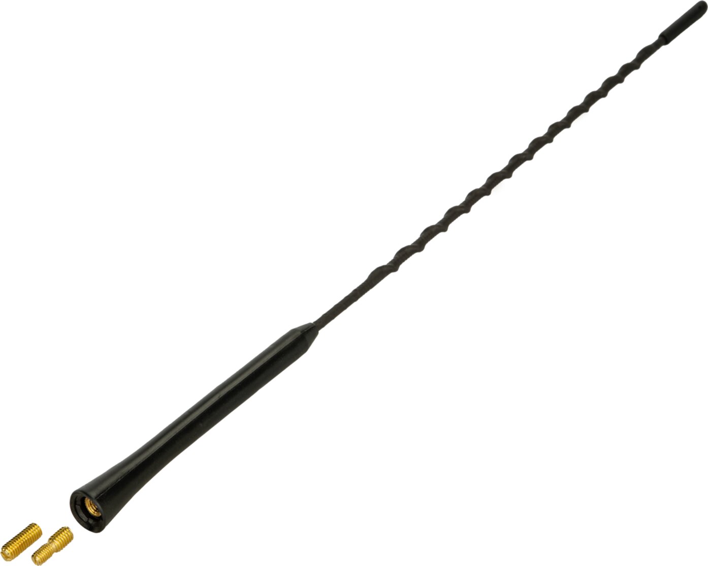 Antenne spriet 16V "low noise" AM/FM 41cm, met M5 en M6 verloopjes - 152000 23 gewindestab - 152000-23