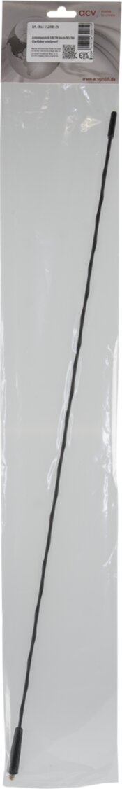 Antenne spriet  AM/FM 66cm "lownoise", M6 - 152000 26 blister - 152000-26