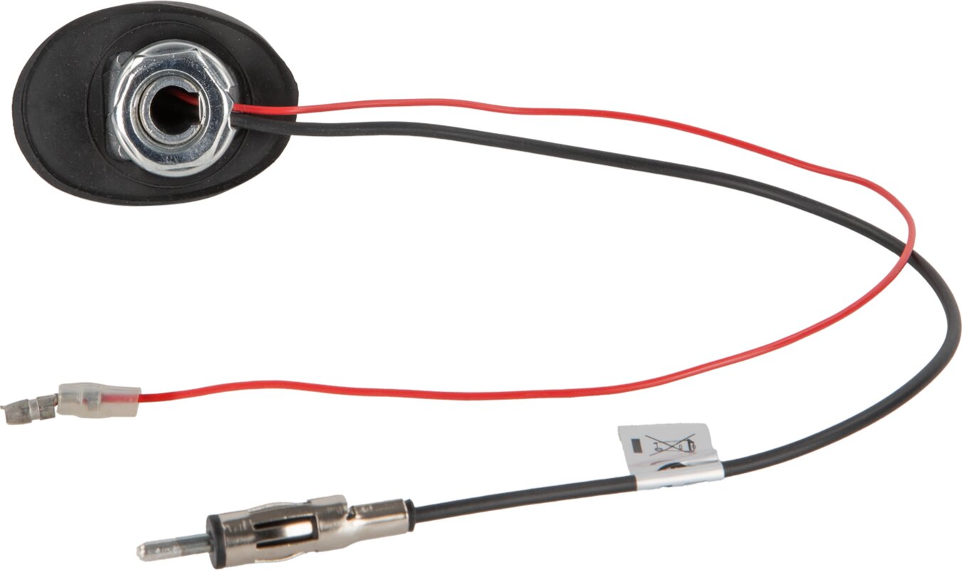 Universele dakantenne 16V AM/FM versterkt (active) 72graden plaatsingshoek - 152000 33 bottom - 152000-33