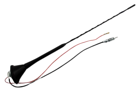 Universele dakantenne 16V AM/FM versterkt (active) 72graden plaatsingshoek - 152000 33 - 152000-33