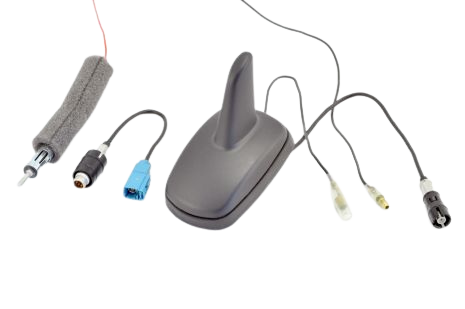 Shark dakantenne AM/FM incl adapters DIN & Fakra (phantom) - 152000 36 - 152000-36