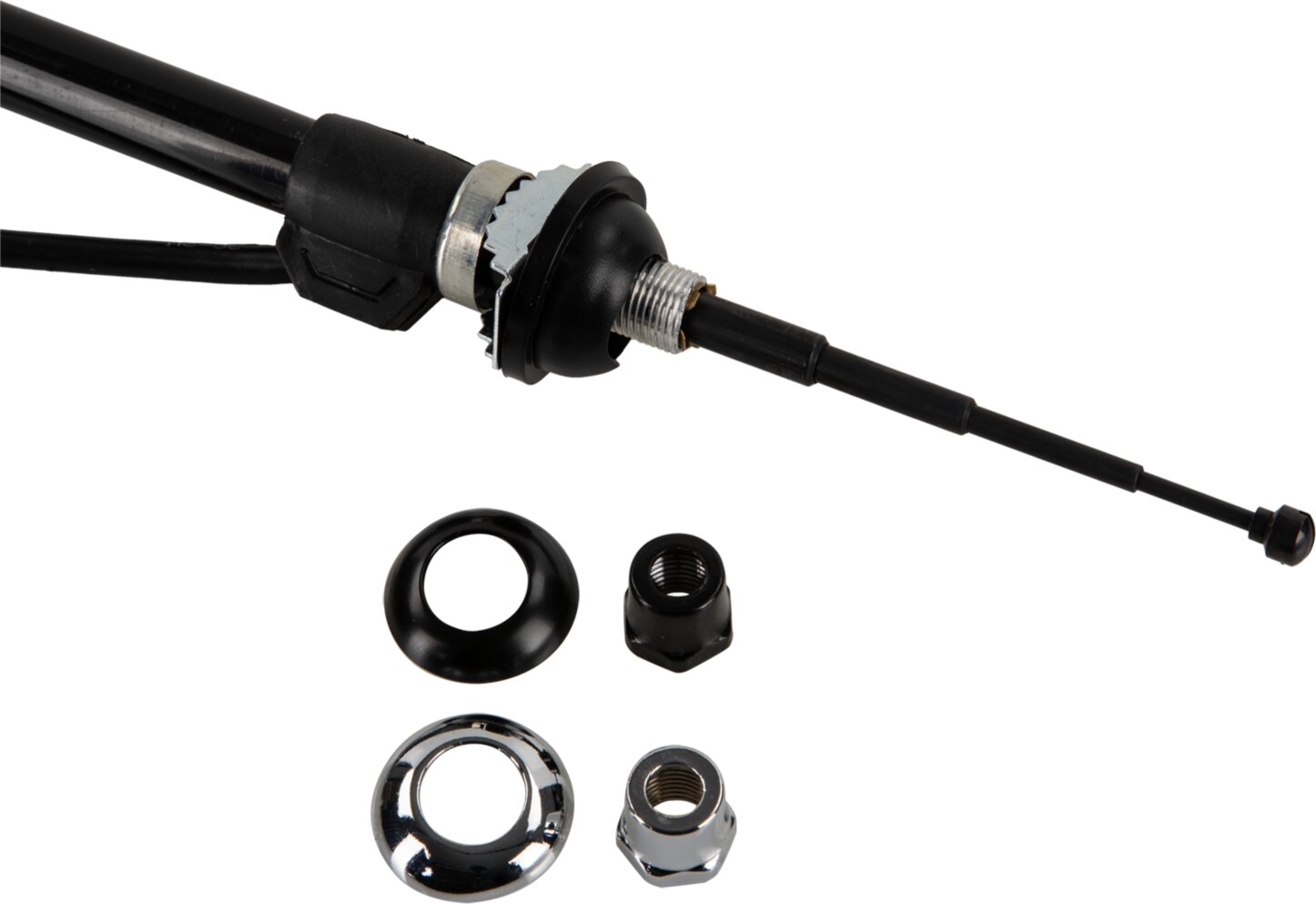 Universele inzinkantenne AM/FM zwart kleine kop (27mm) - 152000 41 caps - 152000-41