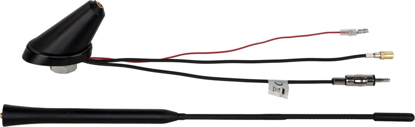 Dakantenne 16V FM / DAB+ 52graden hellingshoek (spriet 32cm) - 152000 46 parts - 152000-46