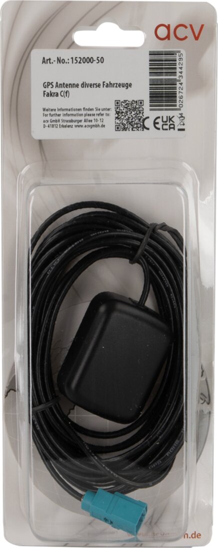 GPS Antenne fakra female 500cm kabel - 152000 50 blister - 152000-50