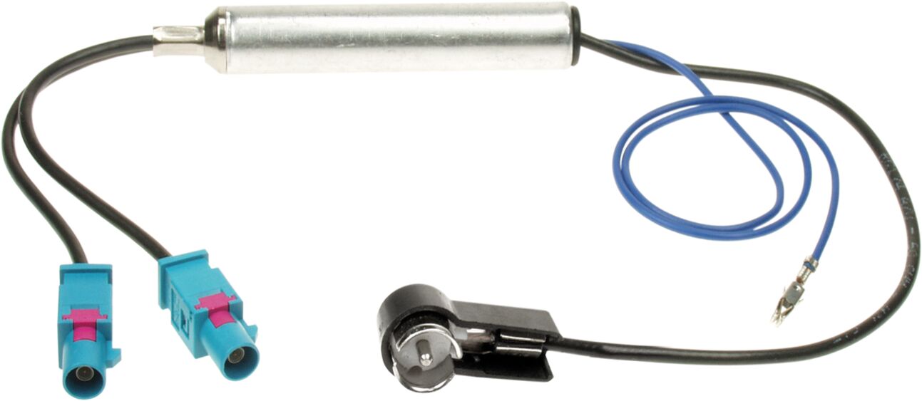 Antenne Adapter ISO / 2 x FAKRA Seat / Skoda / VW - 1524 06 - 1524-06