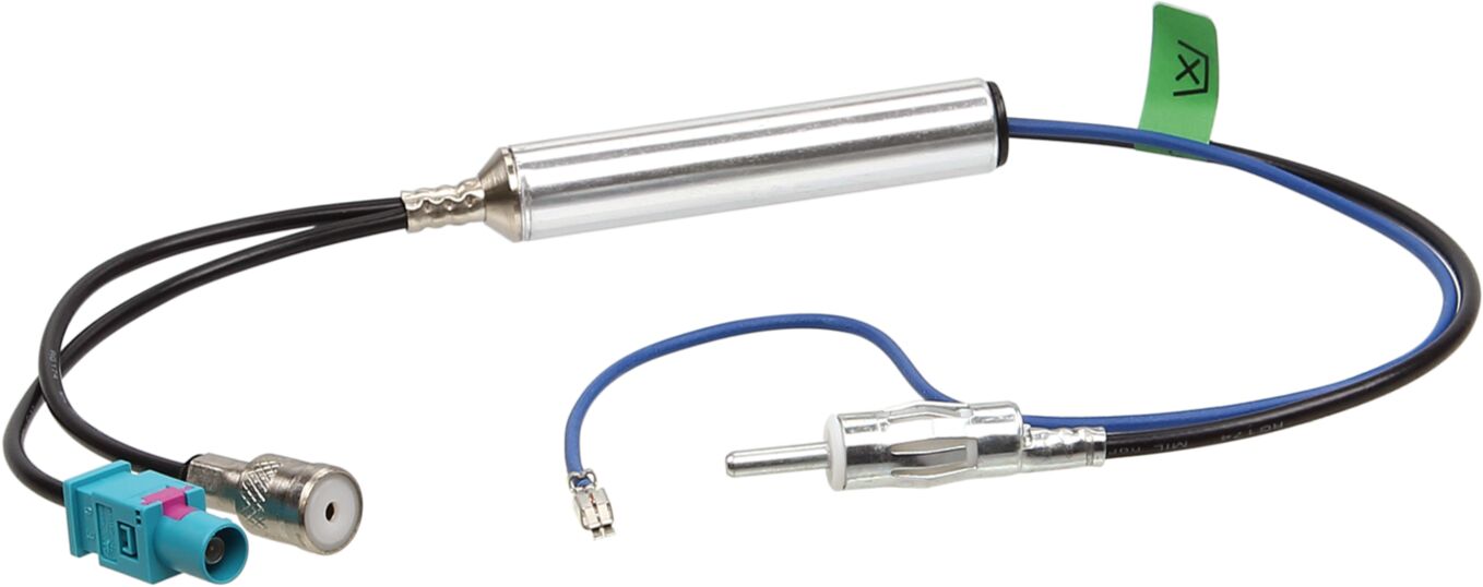 Antenne Adapter FAKRA (m)/ ISO (f) > DIN/ Phantom power - 1524 26 - 1524-26
