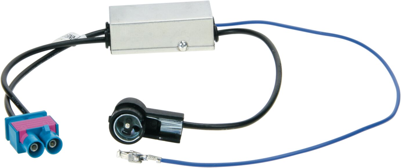 Antenne Adapter ISO Dubbel-FAKRA / Phantom power Audi -Maserati -Scania -Skoda -Seat -Volkswagen - 1524 88 - 1524-88