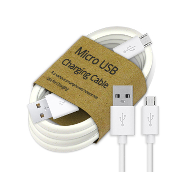 Laadkabel Micro-USB - 1mtr - wit - 16070 1 - 16877