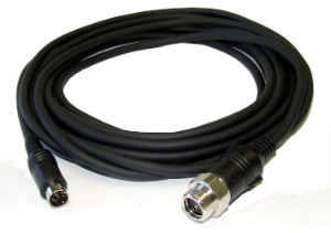 Camera verlengkabel 4Pins MALE + 4Pins FEMALE IP68 5 meter - 18592 - CAR.CONC-05