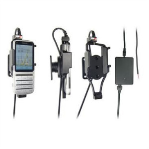 Nokia C3 Actieve houder met vaste voeding. Let op: Uitlopend artikel, Kan niet retour! - 18804 - 513238