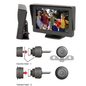 LCD monitor 5" met mini camera - 18941 - CAR.SET05