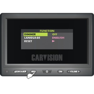 LCD monitor 7" Triple met 3x 4Pins input - 20243 - CAR.AE-700T