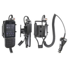 Nokia Asha 300 Actieve houder met 12/24V lader. Let op: Uitlopend artikel, Kan niet retour! - 20520 - 512357