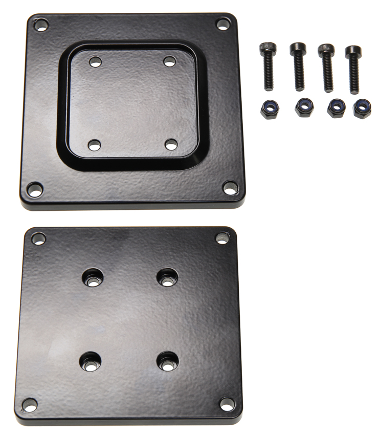 Brodit Vesa plaat 75mm aluminium  - 215748 - 215748