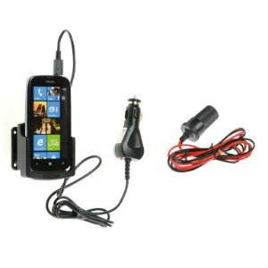 Nokia Lumia 610 houder met 12/24V plug - 22591 - Fix.62236