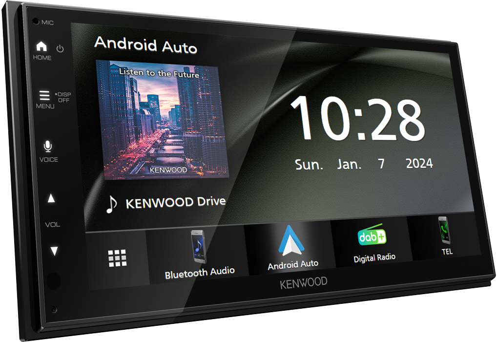 Kenwood DMX5023DABS - Multimediasysteem - 6.8" touchscreen - Apple Carplay en Android Auto  - 24 dmx5023 aa angle - DMX-5023DABS