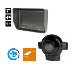 LCD monitor 7" heavy duty met Frontzicht camera TNO / RDW goedgekeurd - 24038 - CAR.SET12