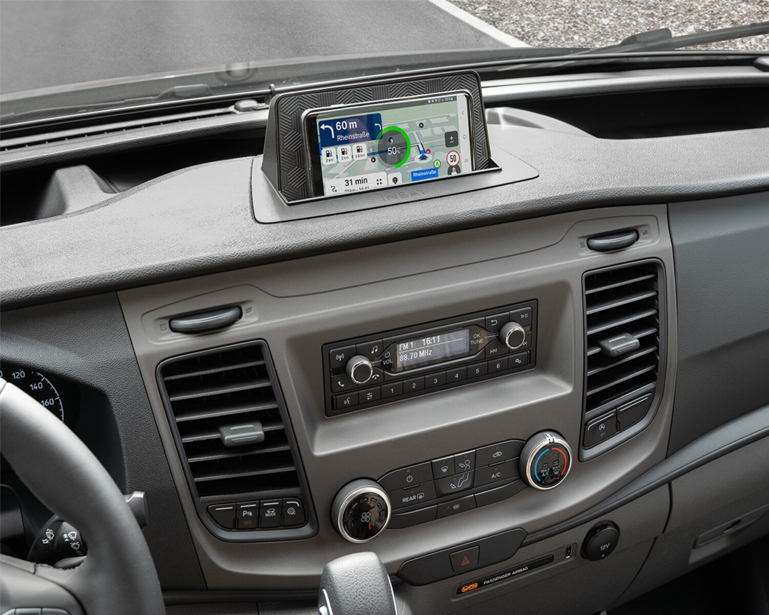 INBAY&reg; draadloos lader Ford Transit - 10W  - 241114 60 1 navi android - 241114-60-1