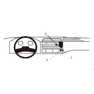 ProClip - Ford Transit 1986-1994 Angled mount LET OP: UITLOPEND ARTIKEL - 24698 - 851562