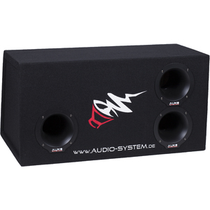 AUDIO SYSTEM enkelvoudige bandpass lege behuizing. Bandpass-behuizing van 75 Liter voor 30 cm Bas - 27536 - BP12